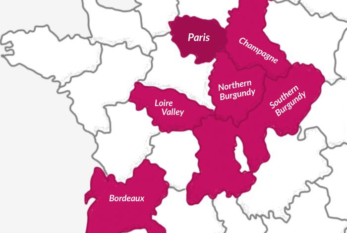 Weinregionen um Paris