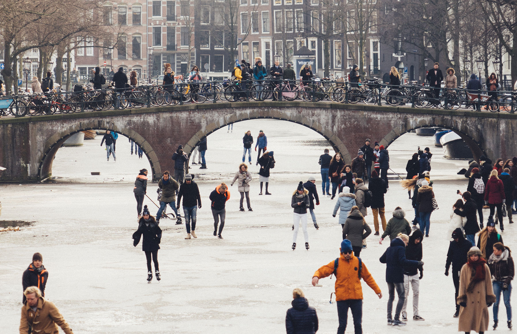 Ice Skating in Amsterdam