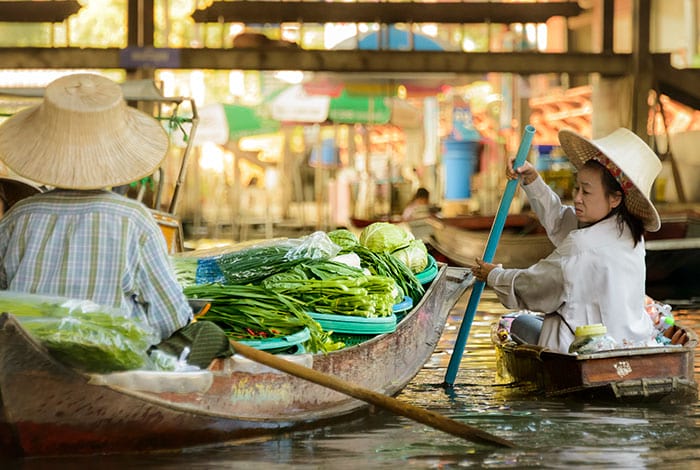 Damnoen Saduak Floating Market | Flickr: Anthony Tong Lee CC BY-ND 2.0