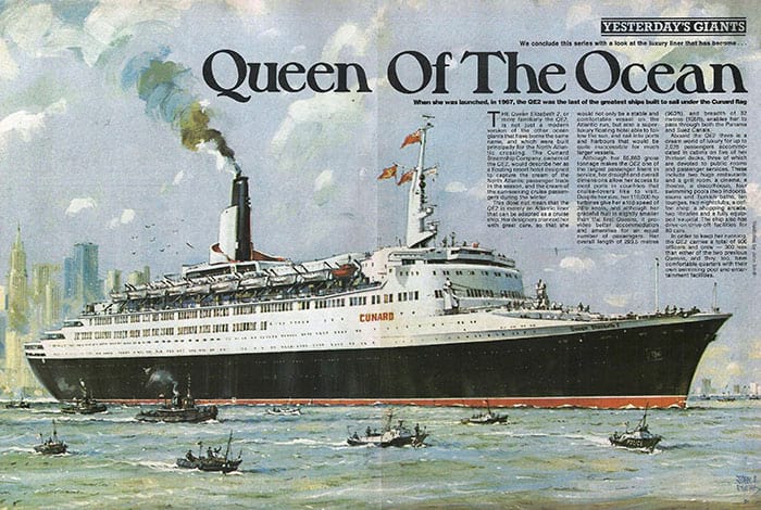 Artikel über die QE2 | Public Domain