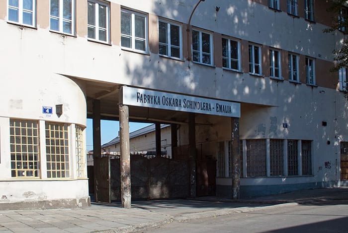 Facciata dell'edificio della fabbrica